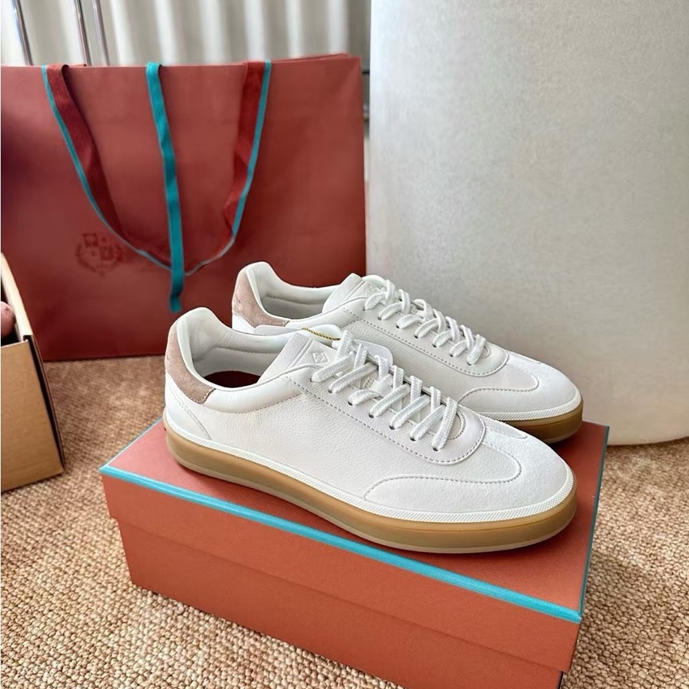 LORO PIANA Women's white trainer size 38